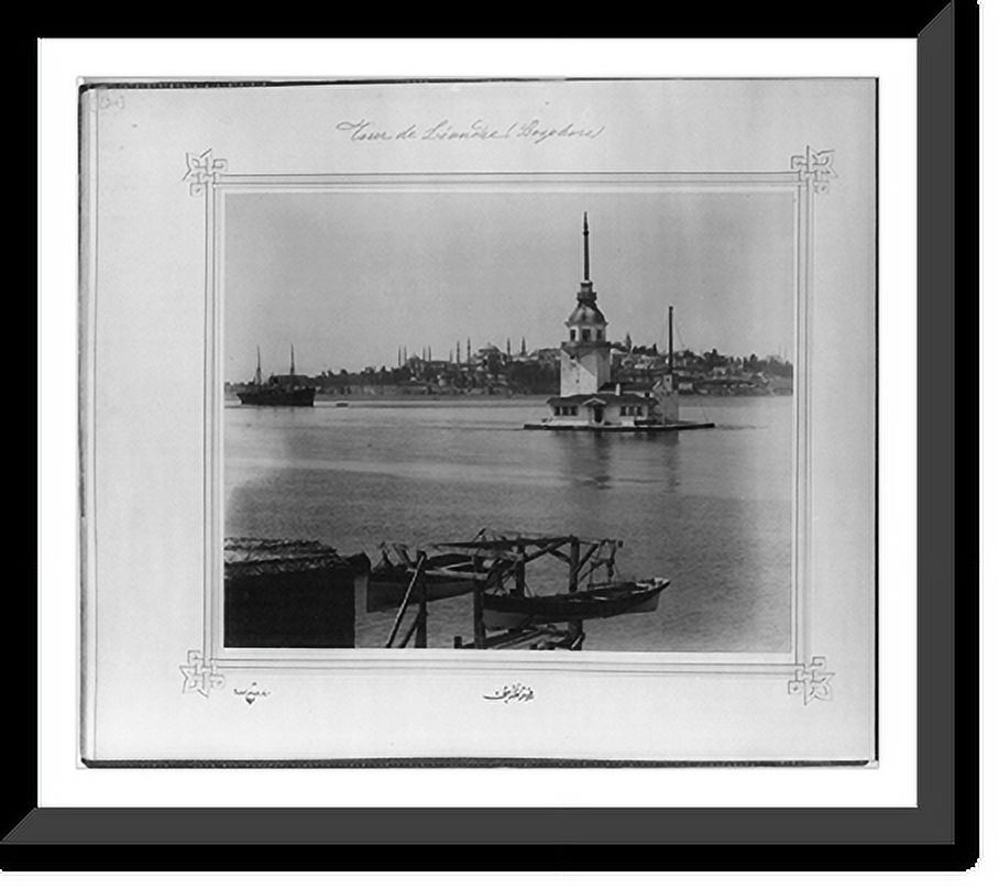 Historic Framed Print, [Kiz Kulesi (Maiden's Tower)].Lieutenant Colonel ...