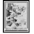 thumbnail image 1 of Historic Framed Print, Klickitat [sic] squaw and baskets, 17-7/8" x 21-7/8", 1 of 9