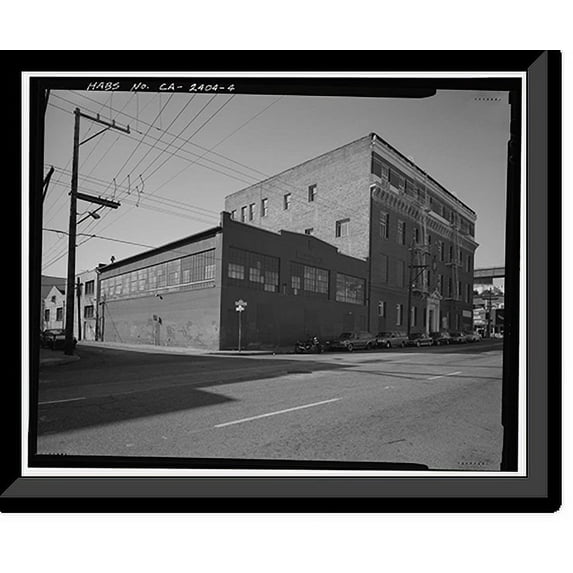 Historic Framed Print, Knights of Pythias Building, 101 Valencia Street, San Francisco, San Francisco County, CA - 4, 17-7/8" x 21-7/8"