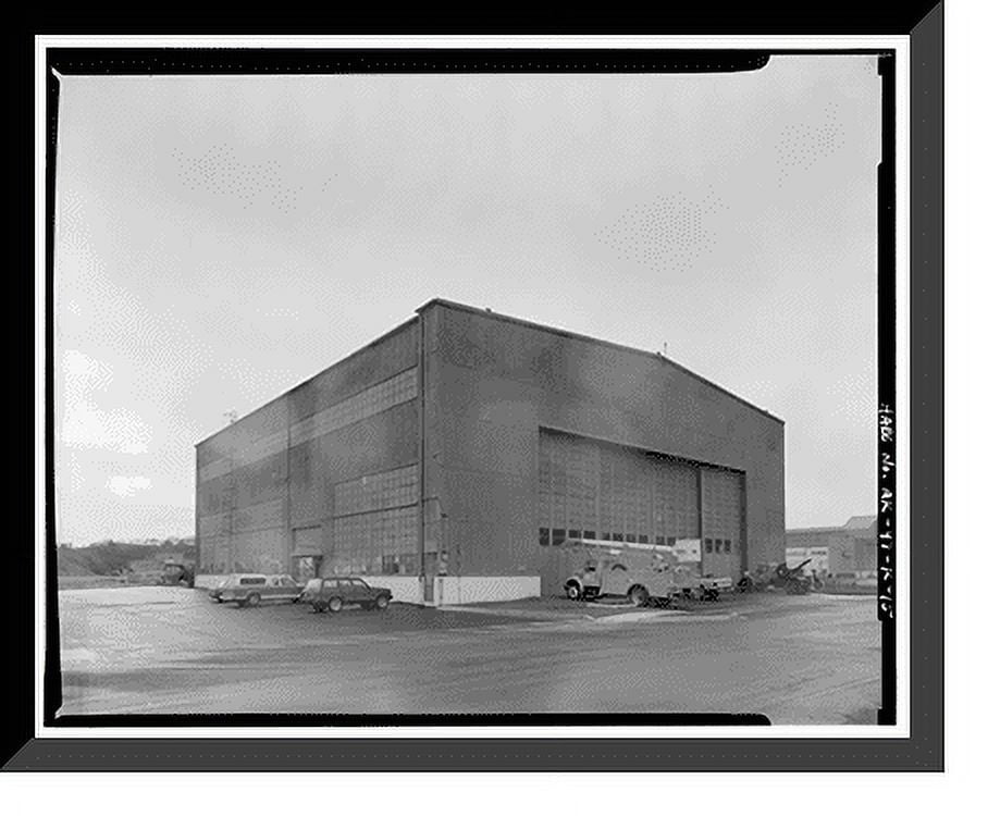 Historic Framed Print, Kodiak Naval Operating Base, Aircraft Storehouse ...