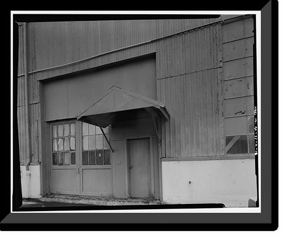 Historic Framed Print, Kodiak Naval Operating Base, Aircraft Storehouse ...