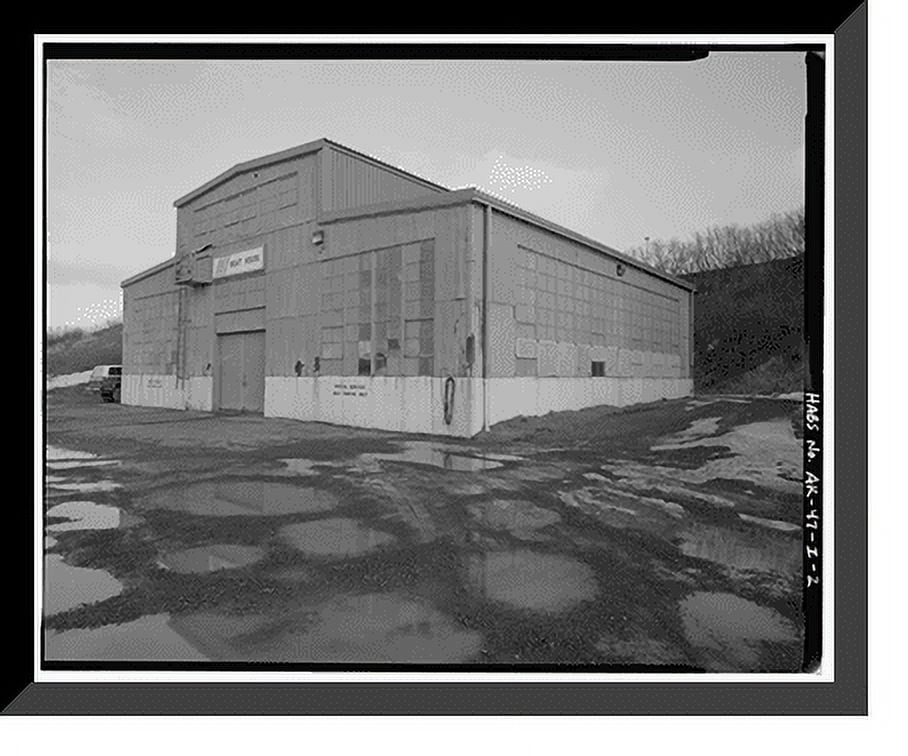 Historic Framed Print, Kodiak Naval Operating Base, Boat House, U.S ...