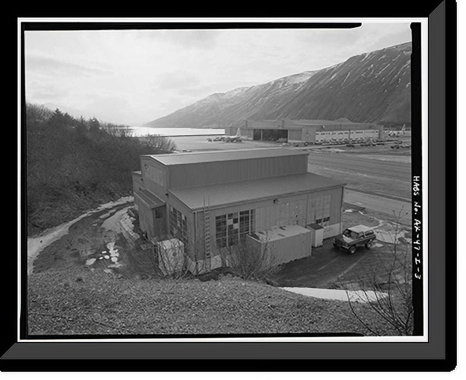 Historic Framed Print, Kodiak Naval Operating Base, Boat House, U.S ...