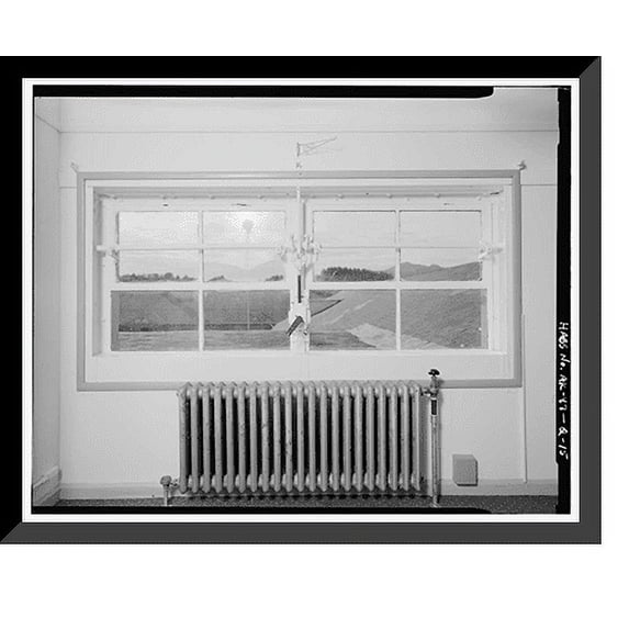 Historic Framed Print, Kodiak Naval Operating Base, Gymnasium, U.S. Coast Guard Station, Kodiak, Kodiak Island Borough, AK - 15, 17-7/8" x 21-7/8"