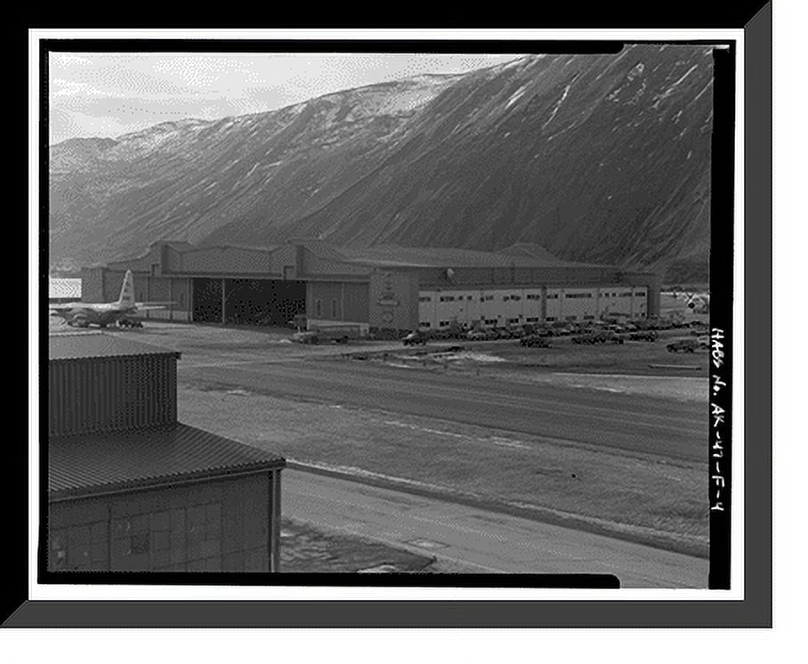 Historic Framed Print, Kodiak Naval Operating Base, Hangar, U.S. Coast ...
