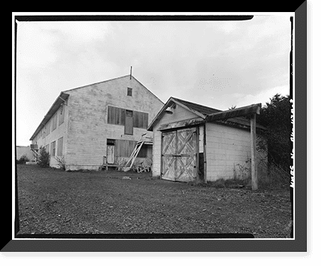 Historic Framed Print, Kodiak Naval Operating Base, Navy Barracks ...