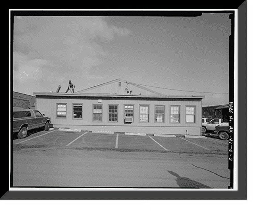 Historic Framed Print, Kodiak Naval Operating Base, Offices, U.S. Coast ...