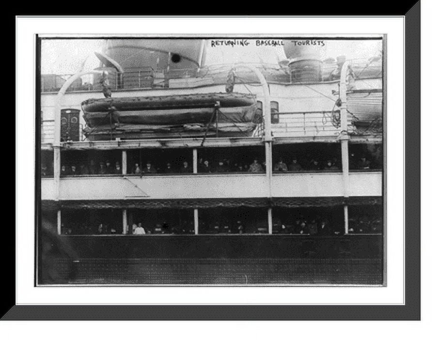 Historic Framed Print, [LUSITANIA, 1907-1914, New York City: closeup of ...