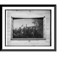 thumbnail image 1 of Historic Framed Print, Landing of Columbus" painting at Capitol, [Washington, D.C.]", 17-7/8" x 21-7/8", 1 of 9