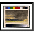 thumbnail image 1 of Historic Framed Print, [Landscape with storm, Jamaica], 17-7/8" x 21-7/8", 1 of 9