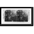 thumbnail image 1 of Historic Framed Print, Law courts and street festoons, Diamond Jubilee, London, England, 17-7/8" x 21-7/8", 1 of 9