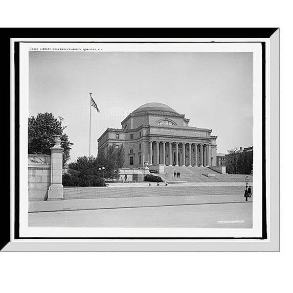Historic Framed Print, Library, Columbia University, New York, N.Y., 17-7/8" x 21-7/8"