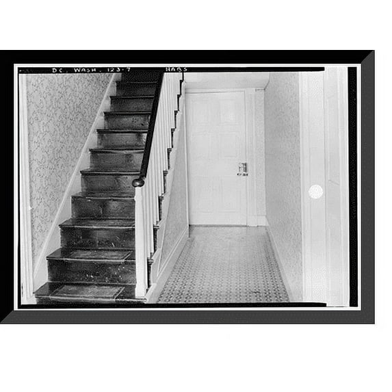 Historic Framed Print, Linnean Hill, 3545 Williamsburg Lane Northwest, Washington, District of Columbia, DC - 7, 17-7/8" x 21-7/8"