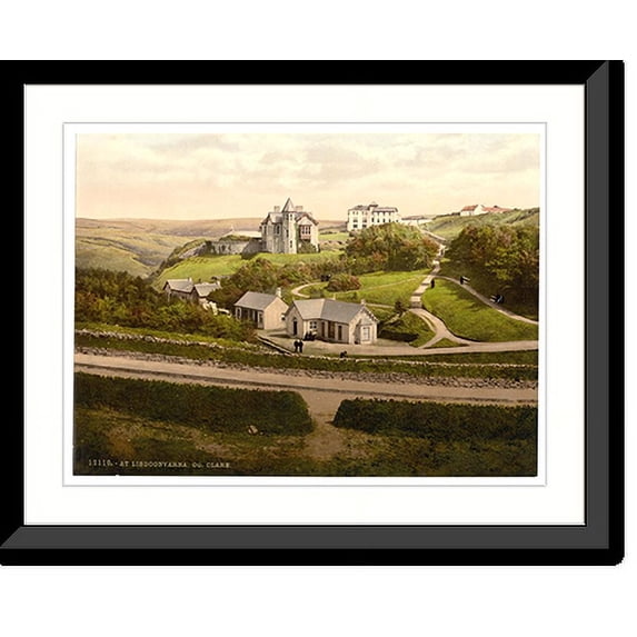 Historic Framed Print, Lisdoonvarna. Co. Claire. (i.e. Clare Co.) Ireland, 17-7/8" x 21-7/8"
