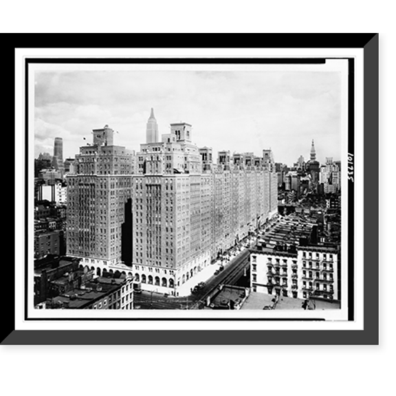 Historic Framed Print, London Terrace Apts., W. 23 St, 17-7/8" x 21-7/8"
