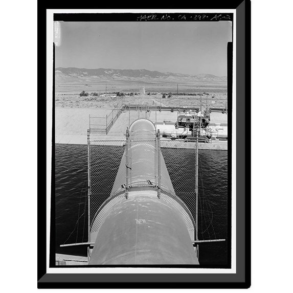 Historic Framed Print, Los Angeles Aqueduct, California Aqueduct, Los Angeles, Los Angeles County, CA - 2, 17-7/8" x 21-7/8"