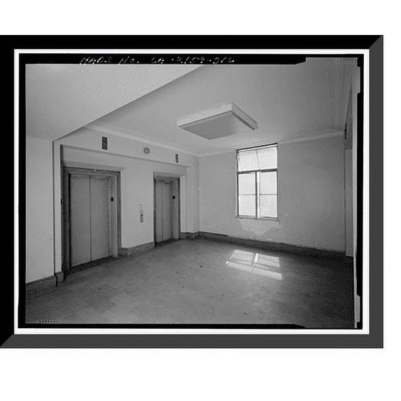 Historic Framed Print, Los Angeles City Hall, 200 North Spring Street, Los Angeles, Los Angeles County, CA - 300, 17-7/8" x 21-7/8"