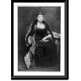thumbnail image 1 of Historic Framed Print, [Louise Chandler Moulton, 1835-1908, full-length portrait, seated, facing front], 17-7/8" x 21-7/8", 1 of 9