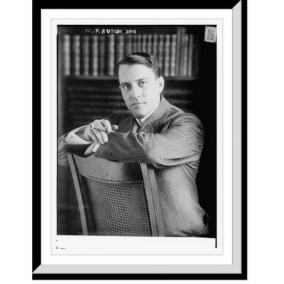 Historic Framed Print, M.P. Hutchison, 17-7/8" x 21-7/8"