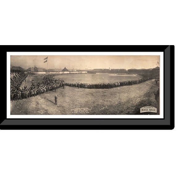 Historic Framed Print, MA Boston American League Baseball 1903, 17-7/8" x 21-7/8"