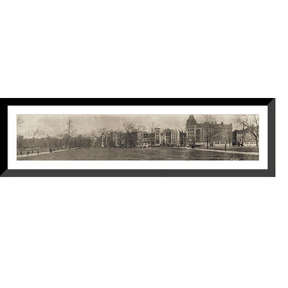 Historic Framed Print, MA Boston Common 1910, 17-7/8" x 21-7/8"