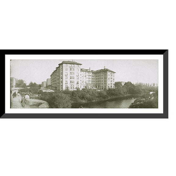 Historic Framed Print, MA Comm. Av Fenway Boston 1903, 17-7/8" x 21-7/8"