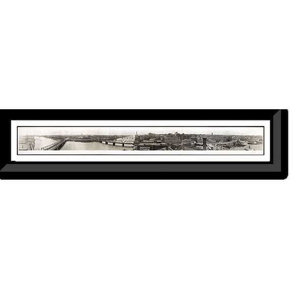 Historic Framed Print, MI Grand Rapids 1915 PHOTO, 36-3/8" x 8-3/8"