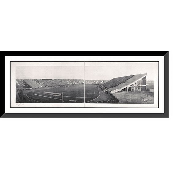 Historic Framed Print, MI Michigan Cornell Ann Arbor 1914 PHOTO, 36-3/8" x 8-3/8"