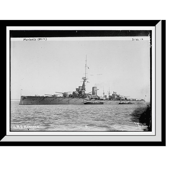 Historic Framed Print, MONARCH (Brit.), 17-7/8" x 21-7/8"