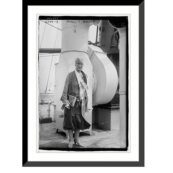 Historic Framed Print, Mabel T. Bonney, 17-7/8" x 21-7/8"