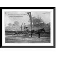 thumbnail image 1 of Historic Framed Print, [Man standing in horse-drawn wagon with 39 tusks of ivory, worth $9,000, Deep River, Conn.], 17-7/8" x 21-7/8", 1 of 9