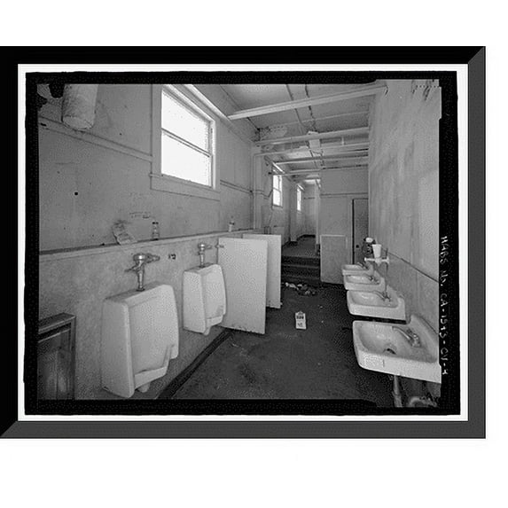 Historic Framed Print, Mare Island Naval Shipyard, Electrical Distribution Centers, Railroad Avenue near Eighteenth Street, Vallejo, Solano County, CA - 4, 17-7/8" x 21-7/8"