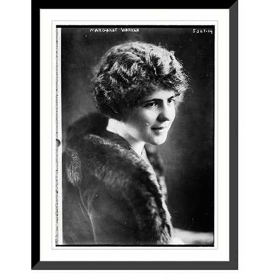 Historic Framed Print, Marg. Warren, 17-7/8" x 21-7/8"