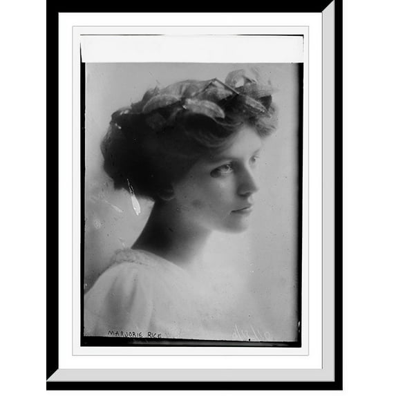 Historic Framed Print, Marjorie Rice, 17-7/8" x 21-7/8"