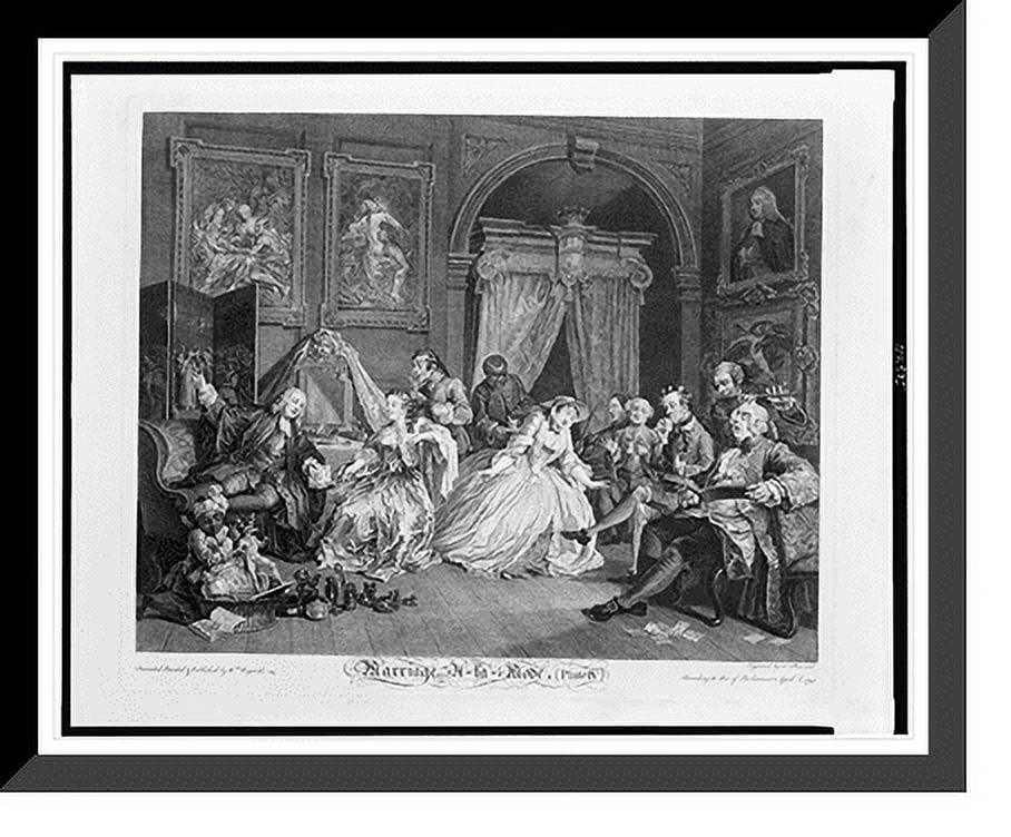 Marriage A-la-Mode: 4, The Toilette - William Hogarth - Framed art Print main image 1