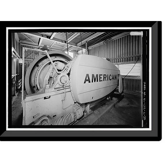 Historic Framed Print, Marshall Space Flight Center, Saturn V Dynamic Test Facility, East Test Area, Huntsville vicinity, Madison County, AL - 23, 17-7/8" x 21-7/8"