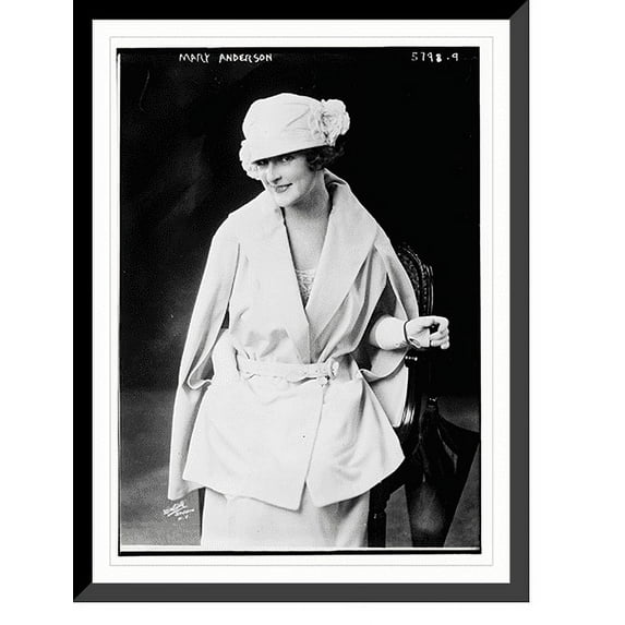 Historic Framed Print, Mary Anderson - 2, 17-7/8" x 21-7/8"