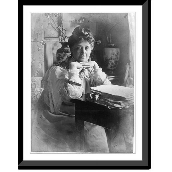 Historic Framed Print, Mary (French) Sheldon, 1847-1936, 17-7/8" x 21-7/8"