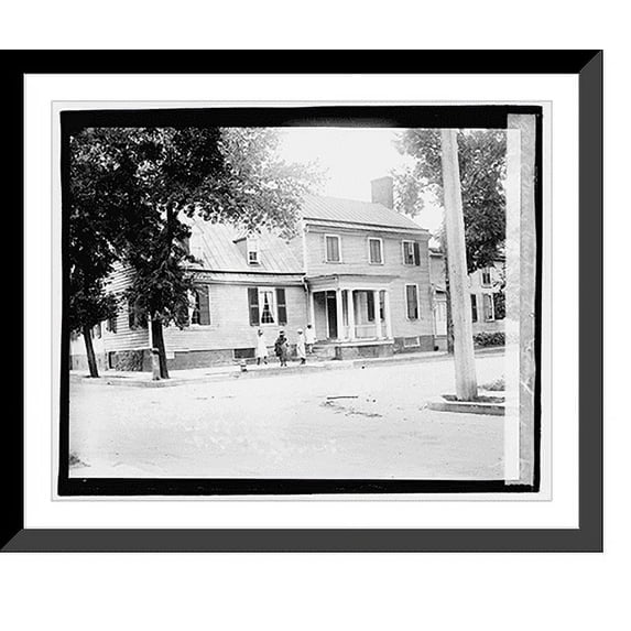 Historic Framed Print, Mary Washington House, Fredericksburg, Va., 17-7/8" x 21-7/8"