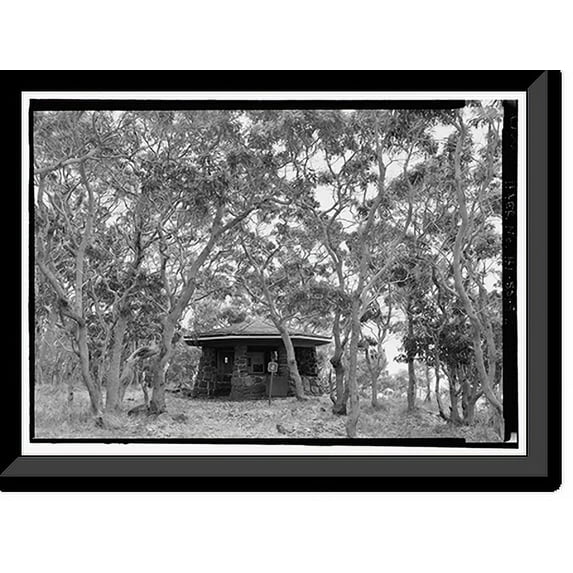 Historic Framed Print, Mauna Loa Road, Volcano, Hawaii County, HI - 8, 17-7/8" x 21-7/8"