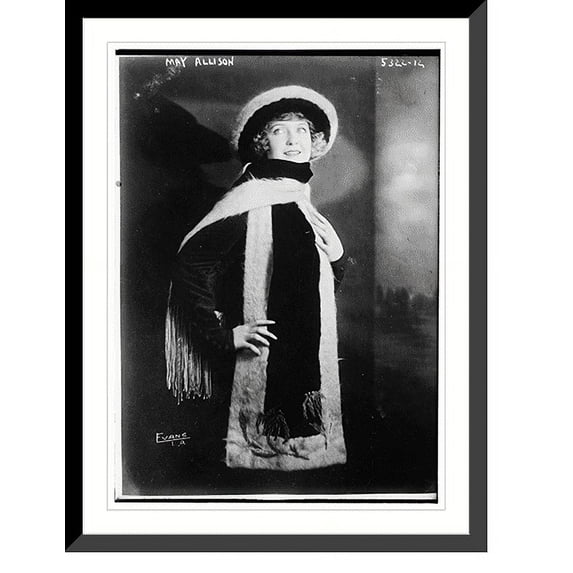 Historic Framed Print, May Allison, 17-7/8" x 21-7/8"
