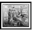 thumbnail image 1 of Historic Framed Print, McGuire's Anti-Mail Order Cartoon No. 3, 17-7/8" x 21-7/8", 1 of 9