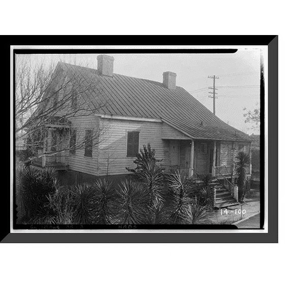 Historic Framed Print, Meadow Garden, Nelson Street, Augusta, Richmond County, GA - 3, 17-7/8" x 21-7/8"