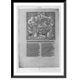 thumbnail image 1 of Historic Framed Print, [Medieval monks reading and writing; advertisement in WIllim of Ockham DIALOGUS, 1494?], 17-7/8" x 21-7/8", 1 of 9