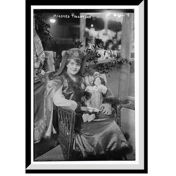 Historic Framed Print, Mildred Tillotson, 17-7/8" x 21-7/8"