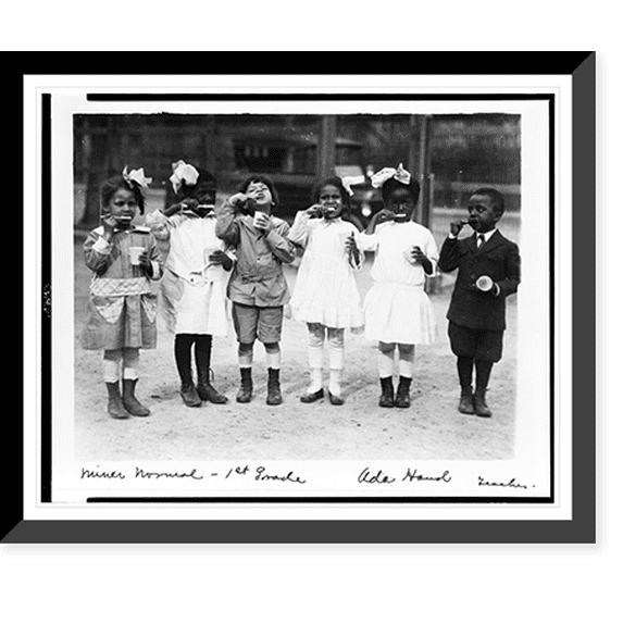 Historic Framed Print, Miner Normal. 1st grade. Ada Hand, teacher, 17-7/8" x 21-7/8"