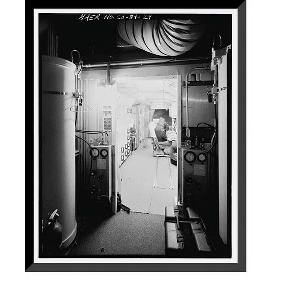 Historic Framed Print, Minuteman III ICBM Launch Control Facility November-1, 1.5 miles North of New Raymer & State Highway 14, New Raymer vicinity, Weld County, CO - 24, 17-7/8" x 21-7/8"