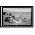 thumbnail image 1 of Historic Framed Print, Mission Santa Inez, Tannery, State Highway 150, Solvang, Santa Barbara County, CA, 17-7/8" x 21-7/8", 1 of 9