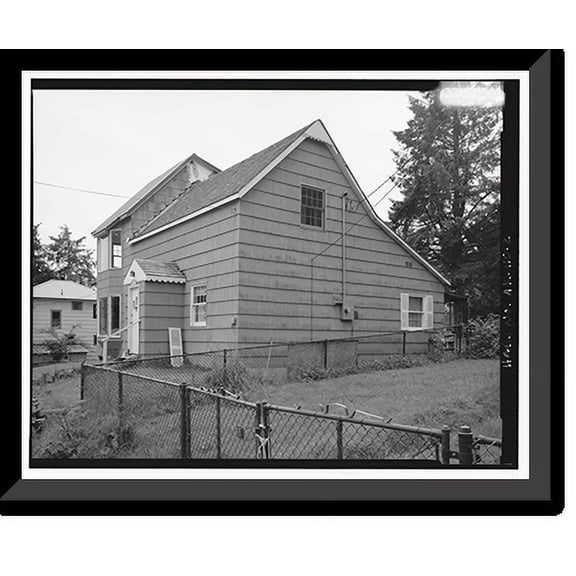 Historic Framed Print, Model Cottage, 105 Mutlakatla Street, Sitka, Sitka Borough, AK - 2, 17-7/8" x 21-7/8"