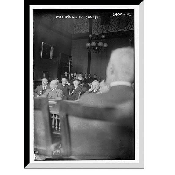 Historic Framed Print, Mrs. Angle in Ct. - 2, 17-7/8" x 21-7/8"